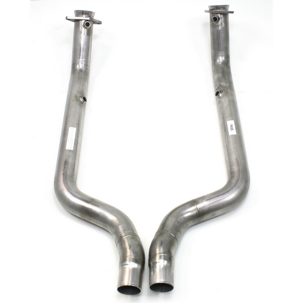 3" Mid-Pipes Natural Stainless Steel